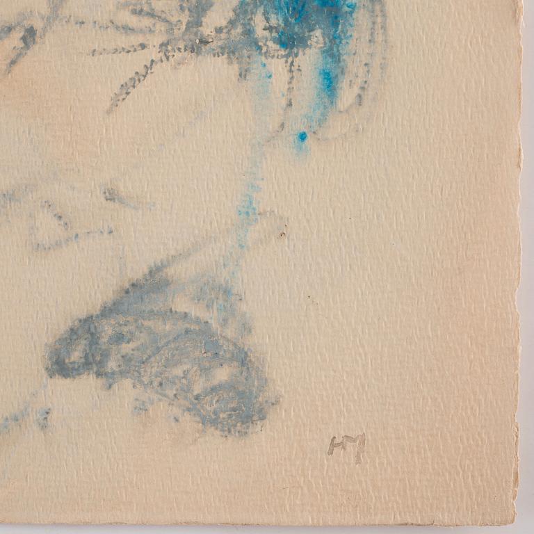 Henri Michaux, "Fond bleu pale".