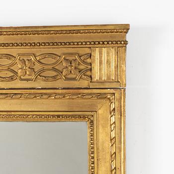 Carl Gustaf Fyrwald, a mirror, late Gustavian, Stockholm, 1792.