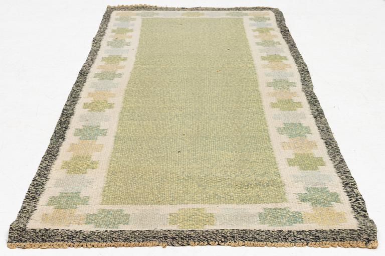 A flat weave 'Kastellholm' runner by Ingegerd Silow, c 247 x 90 cm, unsigned.