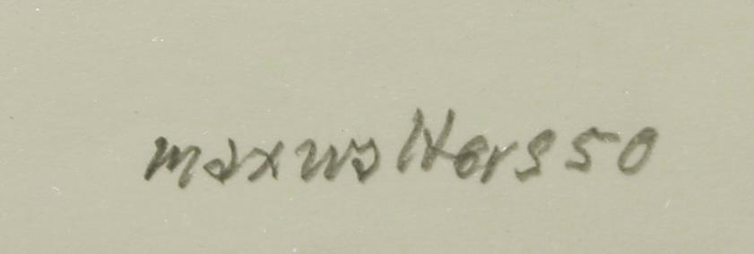 MAX WALTER SVANBERG, litografier, 2 st, sign o dat 50.