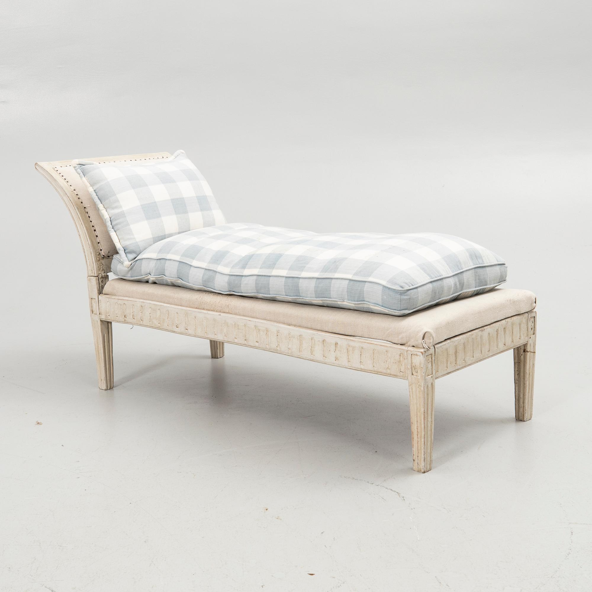 Dagbädd, sengustaviansk stil, 1800-tal.