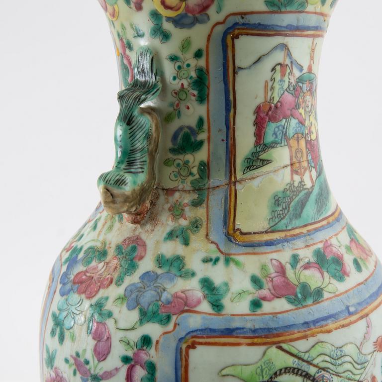 Vas Kina Kanton 1800-talets slut porslin.