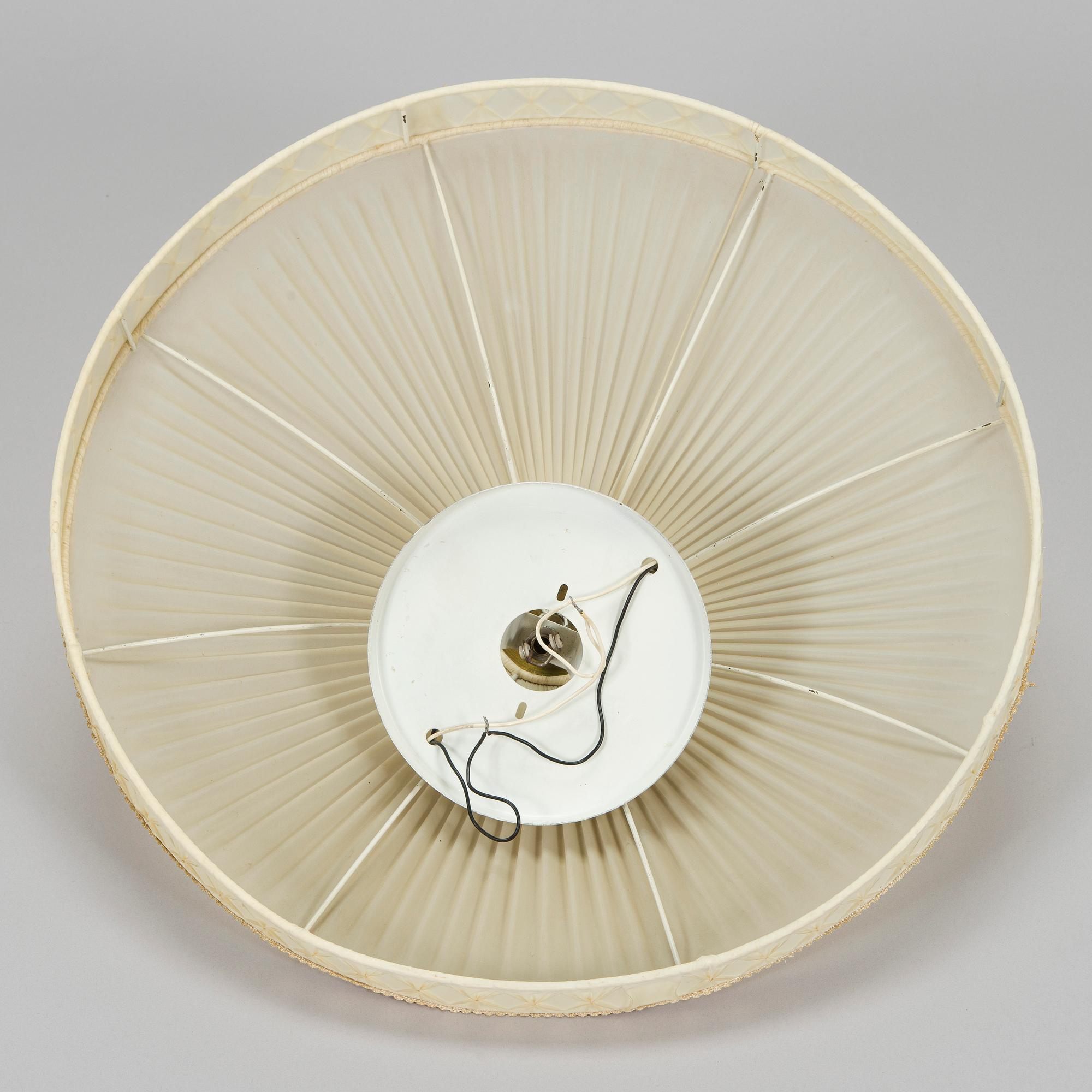 A mid-20th century ceiling light by Valinte.
