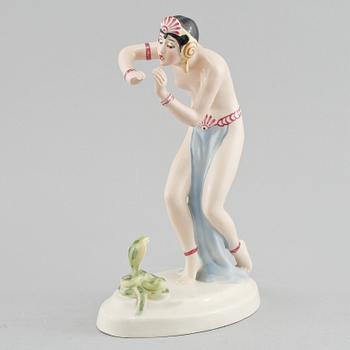 FIGURIN, porslin, Royal Dux, 1900-talets andra hälft.
