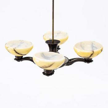 Ceiling lamp, 1920s.