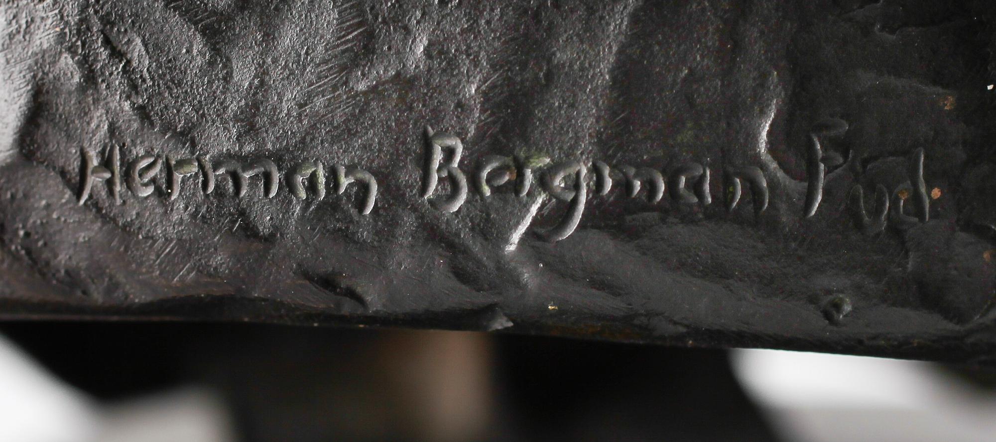 EBBA HEDQUIST, skulptur, brons, signerad, daterad -46.