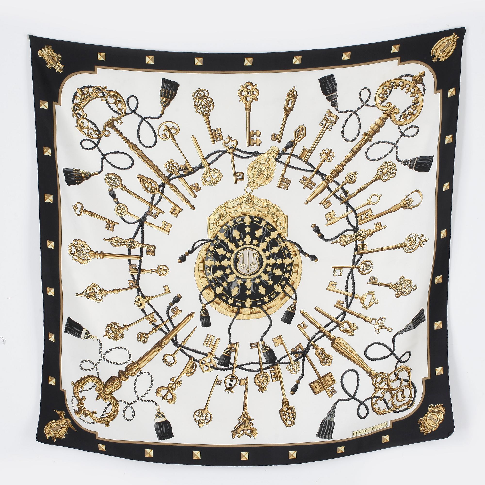 SCARF, Hermès, "Le Clefs".