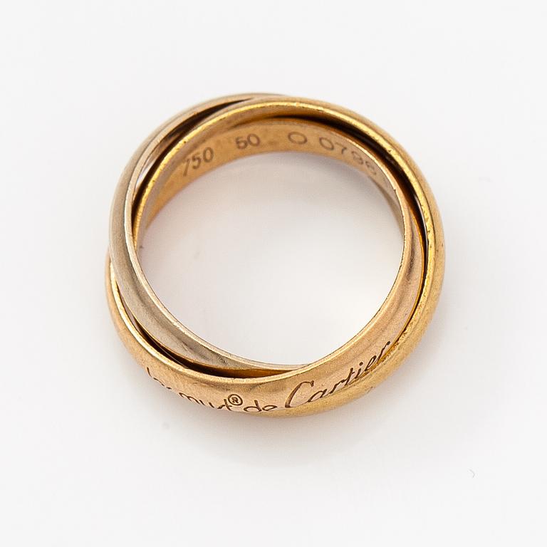 Cartier, les must de Cartier, ring "Trinity", 18K guld. Märkt Les must de Cartier, O 0796 I.