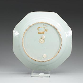 HANDFAT, kompaniporslin. Qing dynastin, Qianlong (1736-95).