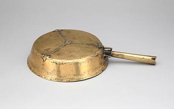 STEKPANNA, brons, troligen 1700-tal eller äldre.