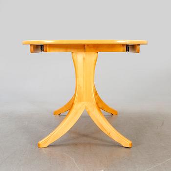 A birch daning table 'Primula' by Nils-Göran Gustafsson for Stolab, Sweden 2006.