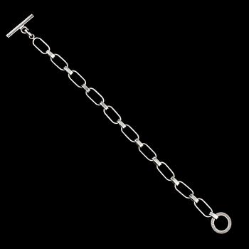 ARMLÄNK, silver. Vikt 32,0 g.