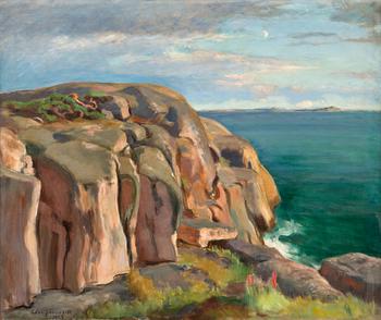 Eero Järnefelt, CLIFFS ON THE SHORE OF KAIVOPUISTO.