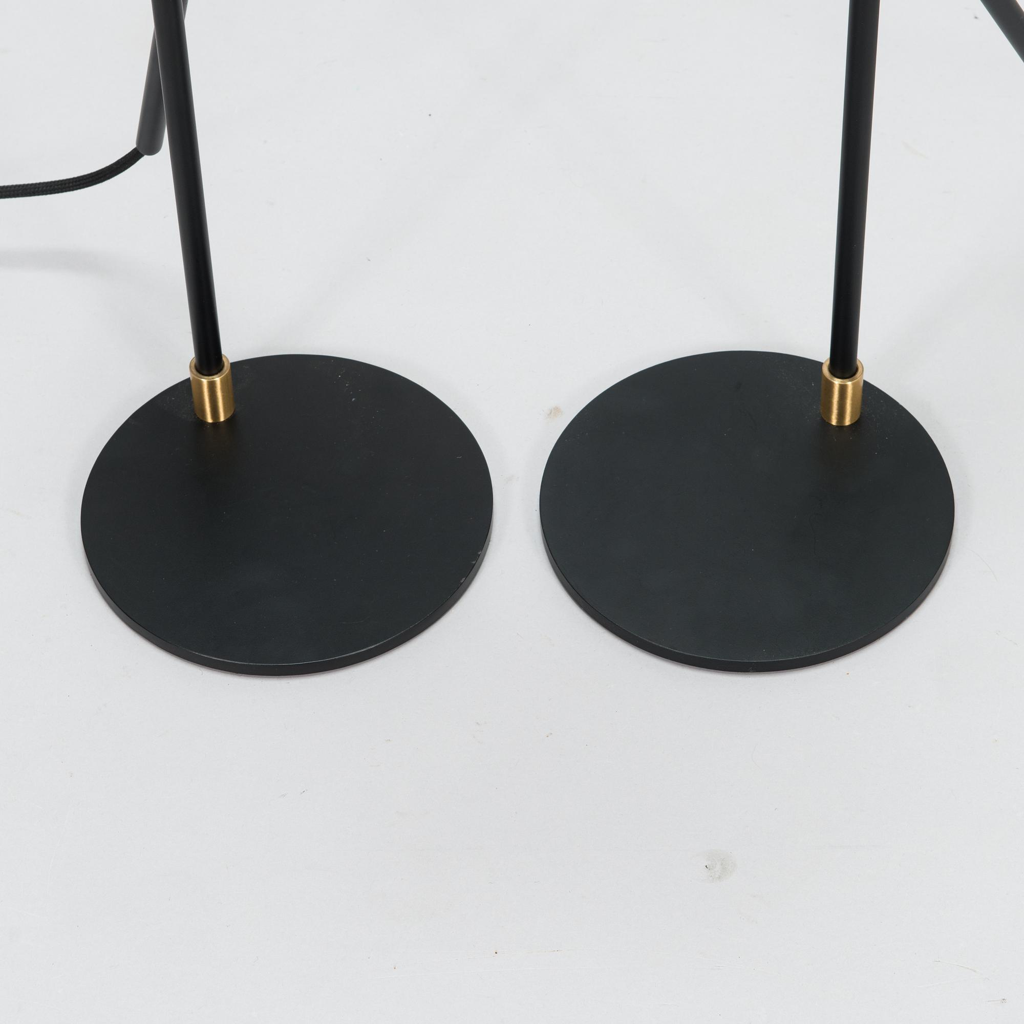 Niclas Hoflin, a pair of table  21st century lamps Lektor for Rubn.
