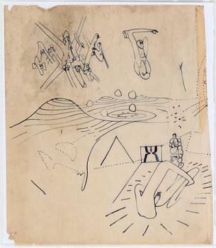 Roberto Matta, Untitled (Salamander).