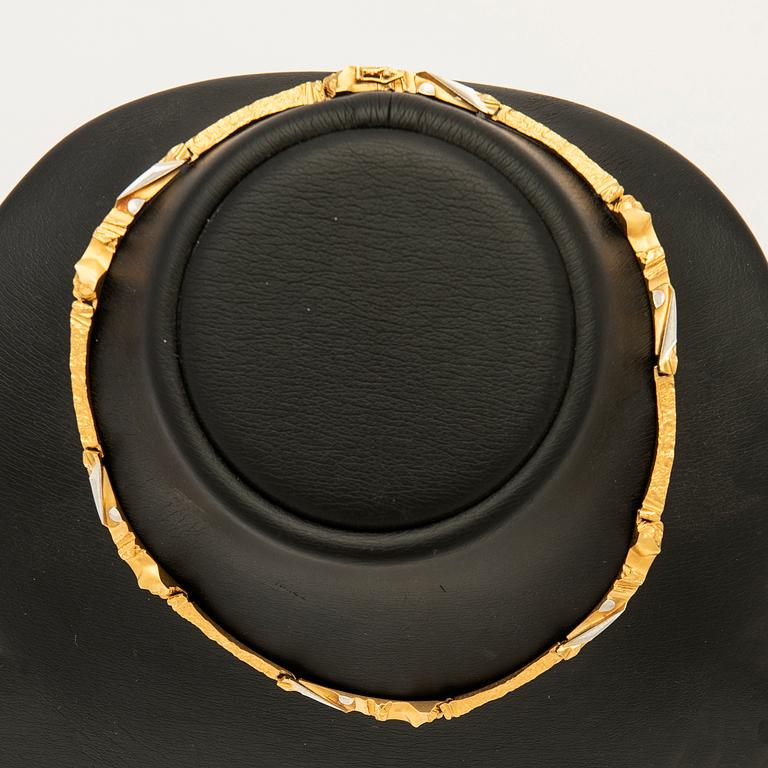 Björn Weckström, collier, "Cimignano", 18k guld, Lapponia, Finland.
