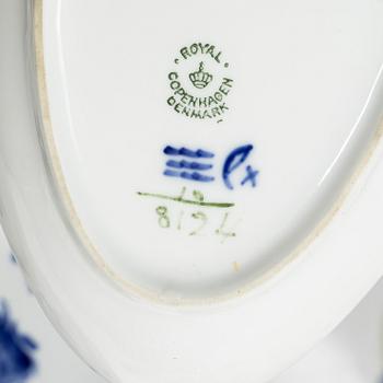 Royal Copenhagen, Dinner and coffee service, 68 pieces, porcelain, Blue Flower.