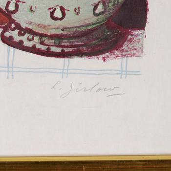 LENNART JIRLOW, färglitografi, sign o numr II/L.