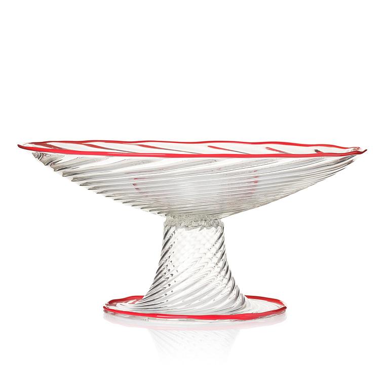 Dante Marioni, skål på fot, glas, Seattle 1995.