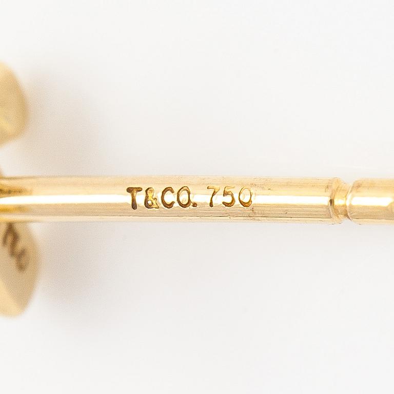 Tiffany & Co, korvakorut, "Cross Stitch", 18K kultaa.