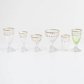 Glasservis, 71 delar, "Odelberg Junior", Kosta.