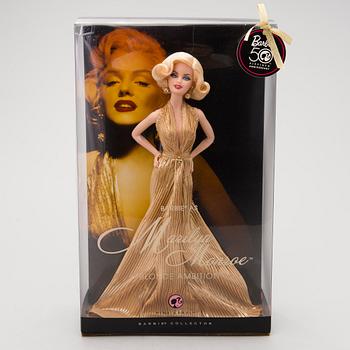 A collectible doll, Blonde Ambition, Pink Label Collection, Barbie 50th Anniversary, Mattel, 2008.