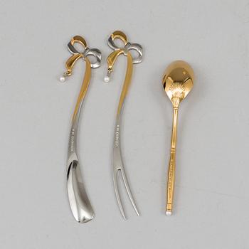 BORDSTILLBEHÖR, 17 delar, Mikimoto International, Japan.