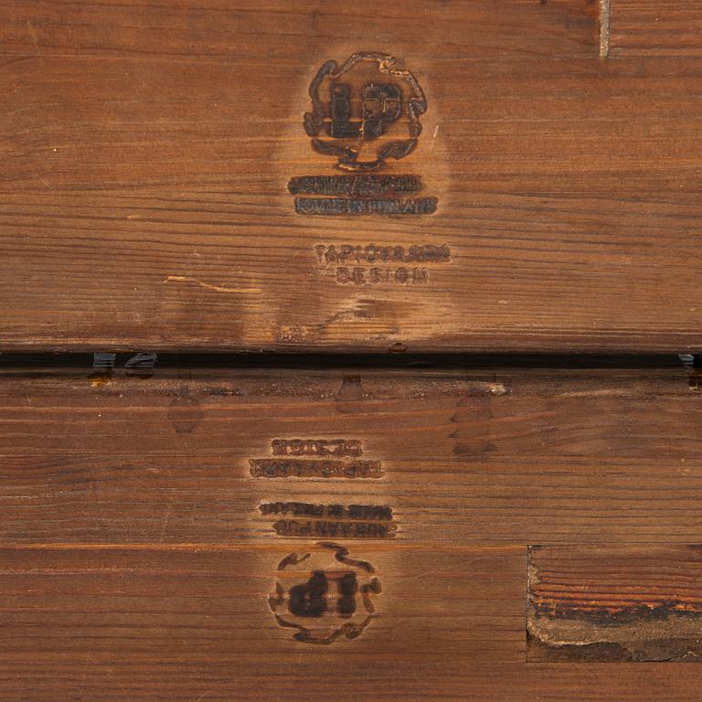Ilmari Tapiovaara, 1960's 'Pirkka' dining table and benches for Laukaan Puu.