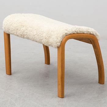 JAN EKSTRÖM, fåtölj med fotpall, "Gazell", Conform.