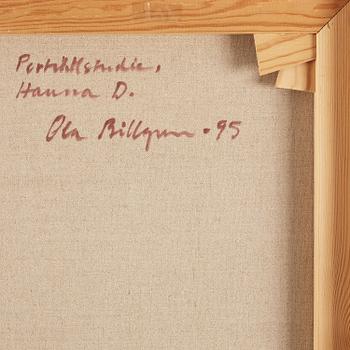 Ola Billgren, ”Porträttstudie, Hanna D.”.