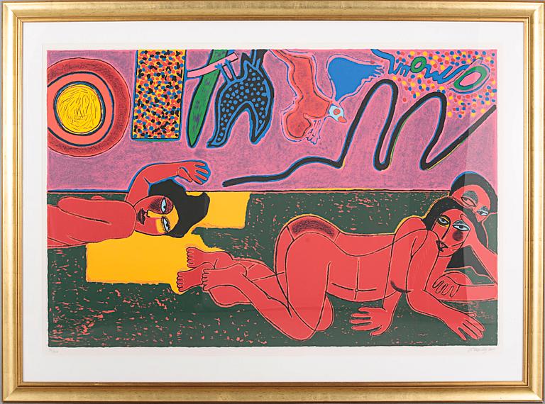 BEVERLOO CORNEILLE, färgserigrafi , signerad, daterad 2000 och numrerad 86/200.