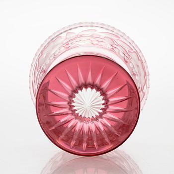 A mid-20th century crystal bowl.