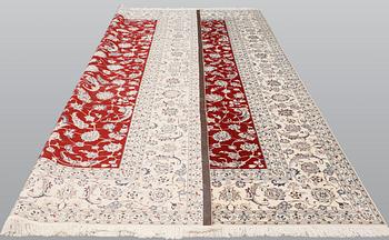 A carpet, Nain Part Silk, so called 6LAA, ca 356 x 260 cm.