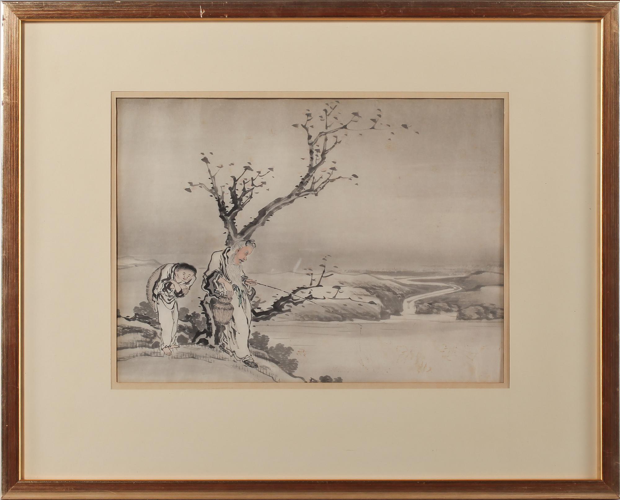 OKÄND KONSTNÄR, akvarell, Kina, 1800-tal.