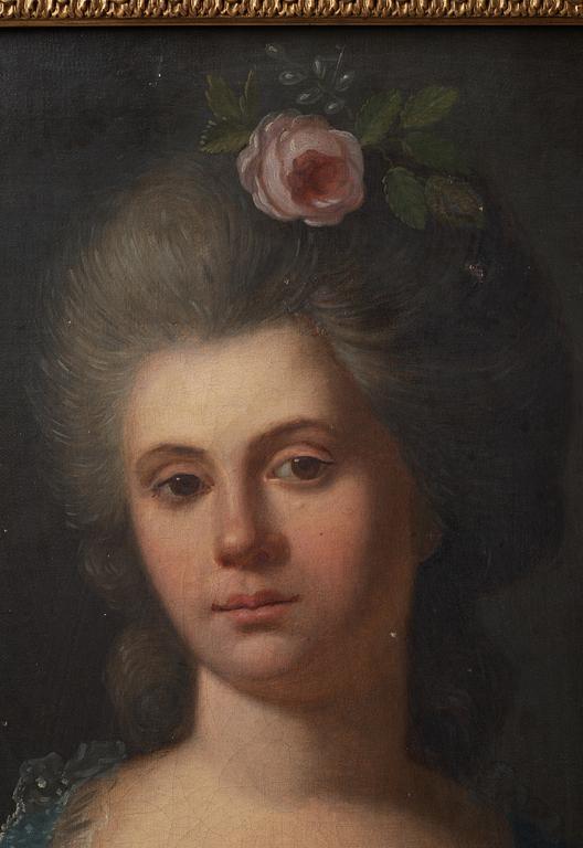 UNKNOWN ARTIST 18TH CENTURY, oil on canvas, not signed.