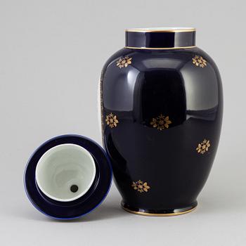 a vase by Graf Von Henneberg Porzellan Jlmenau 1777, Germany, first half of the 20th century.