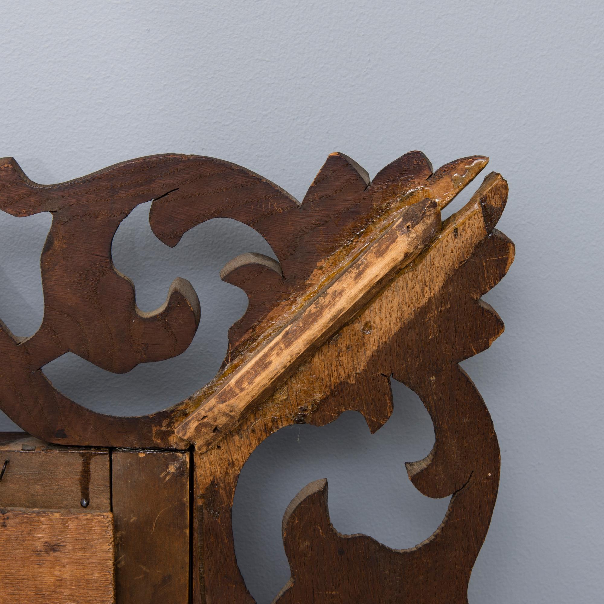 A BAROQUE MIRROR, late 19th century.