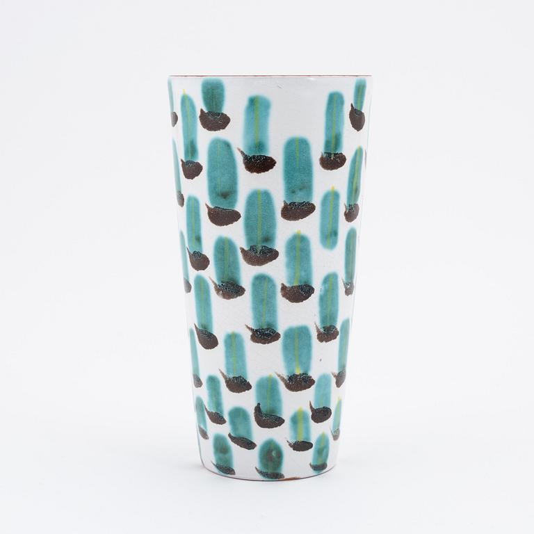 Stig Lindberg, a faience vase from Gustavsbergs Studio.