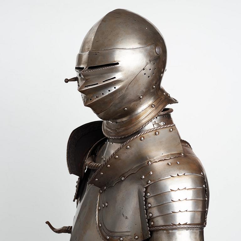 A German metal armour, composite, mid 1500's and later.