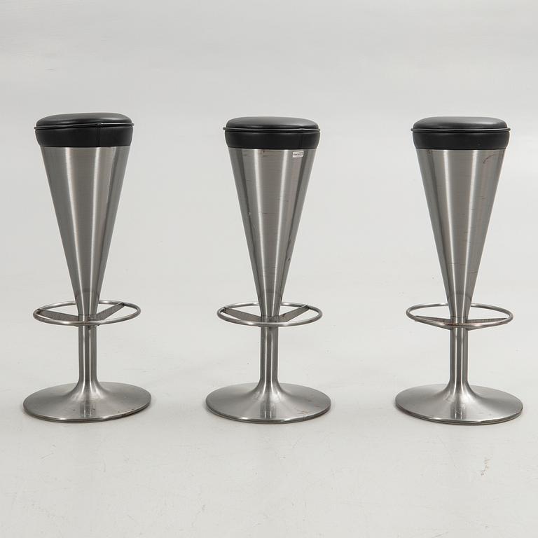 Bar stools, "Snaps", 3 pcs, Johansson Design.