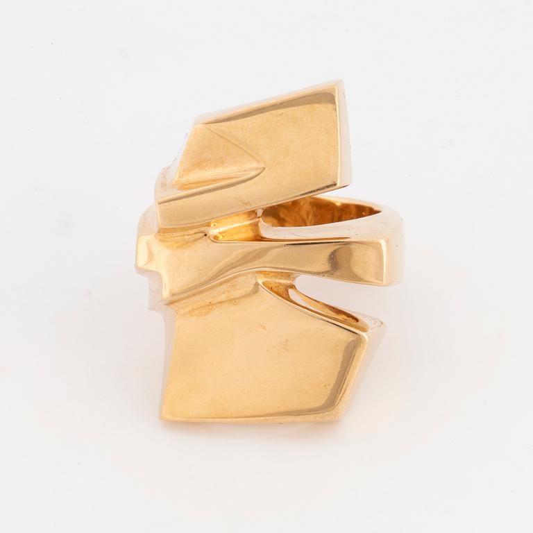 14K gold ring, Danish design.