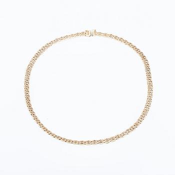 Halsband 18K guld svensk importstämpel.