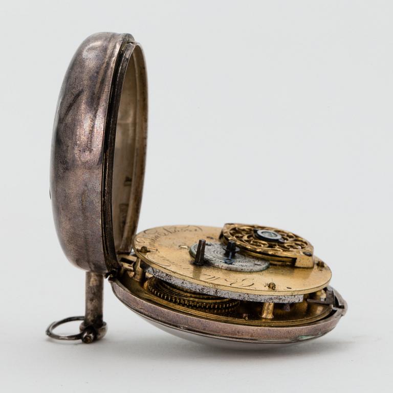 G Masterman, fickur silver, sent 1700-tal, London.
