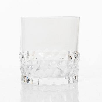 Ingeborg Lundin, a 60-piece glass service, 'Silvia', Orrefors, Sweden.