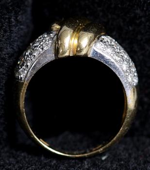 RING, guld samt diamanter.