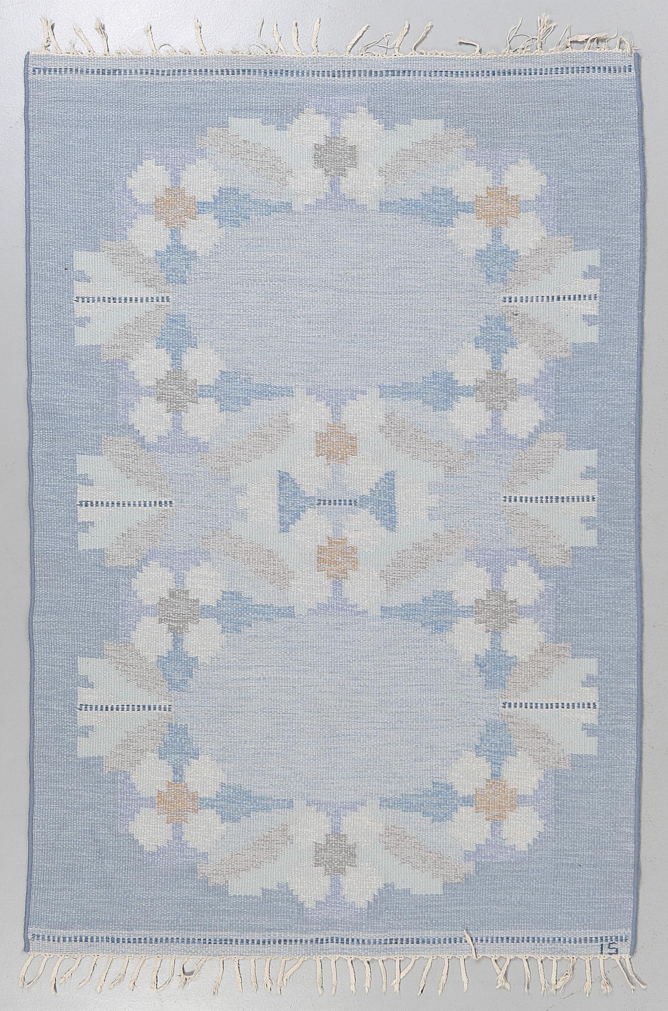MATTA, rölakan, Ingegerd Silow, 1900-talets andra hälft, ca 195x135 cm.