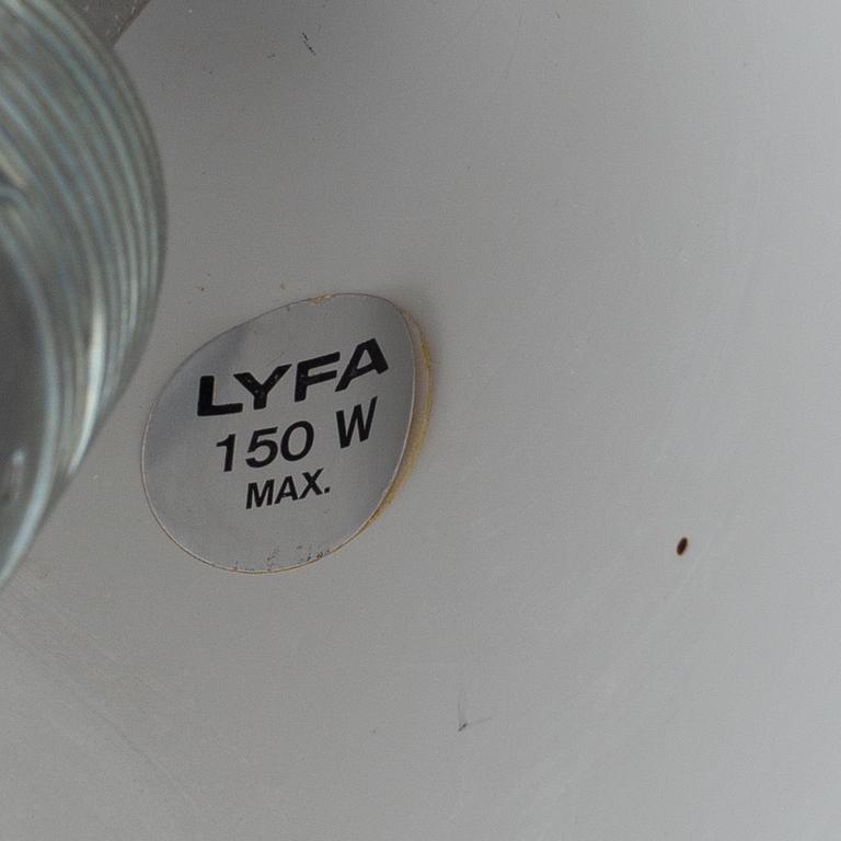 a Lyfa ceiling lamp, Denmark late 1900's.