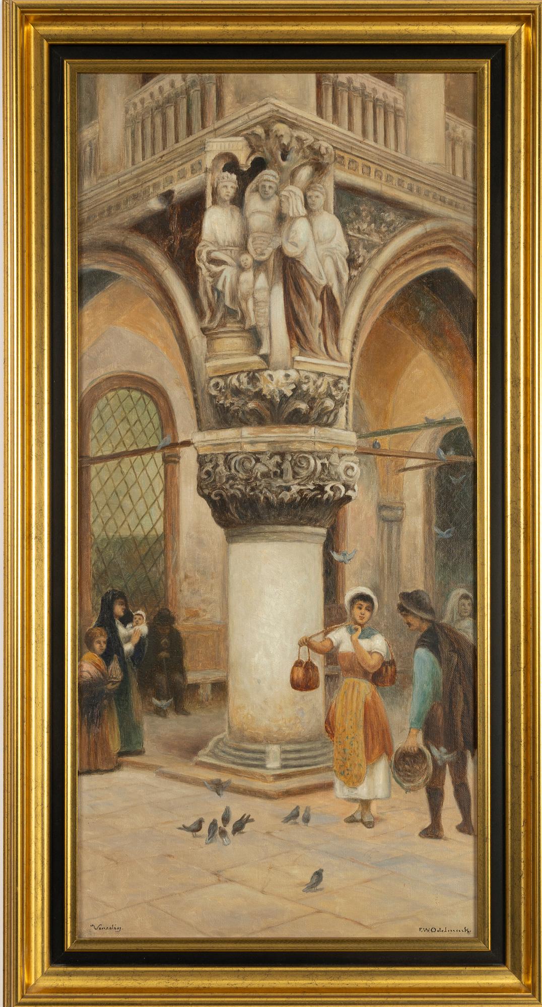 Frans Wilhelm Odelmark, At the Palazzo Ducale, Venice.