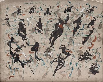 PETRUS TEN SIETHOFF, mixed media, signed PTS.