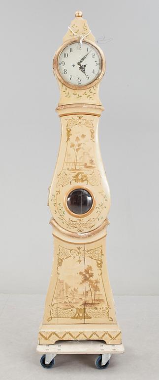 GOLVUR, med två lod samt pendel, 1800-tal.
